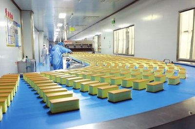 河南麥客多食品食品生產(chǎn)線。